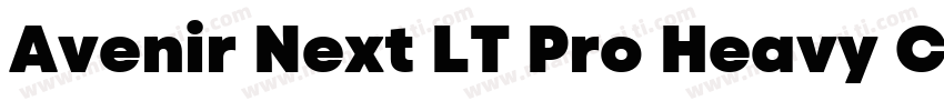 Avenir Next LT Pro Heavy Cond Itali字体转换